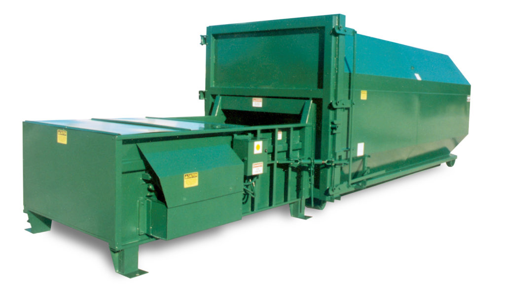 Stationary Roll Off Style Compactor kmG Hauling